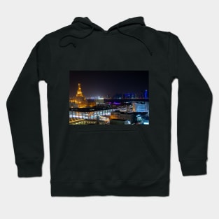 Doha, Qatar at Night Hoodie